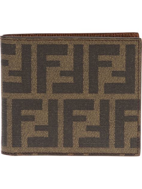 fendi men's wallet print.